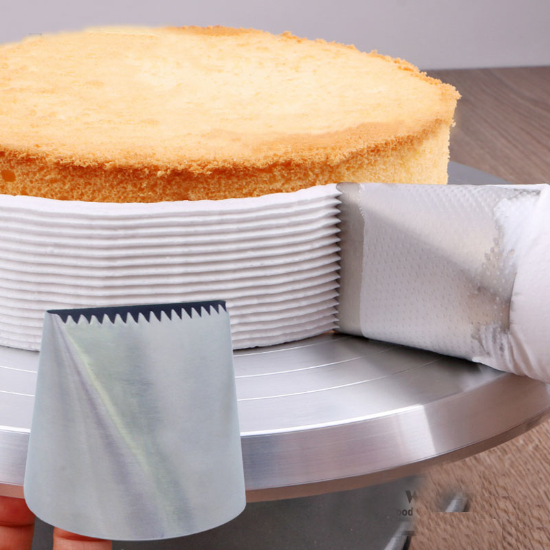 Kitchen Baking Decor - 特大のステンレス製ケーキデコレーションノズル、両面、アイシングチップ、ベーキング、家庭、キッチン、ベーカリー、レストランに最適