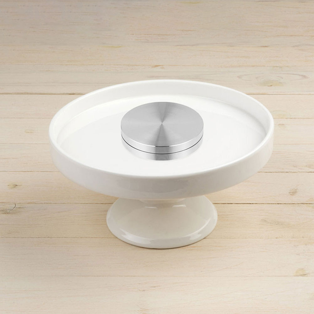 Kitchen Baking Table - 2個入りターンテーブルテーブルベアリング回転ケーキスタンドベースベーキングトレイ軸、スムーズな回転キッチンベーキングアクセサリー用