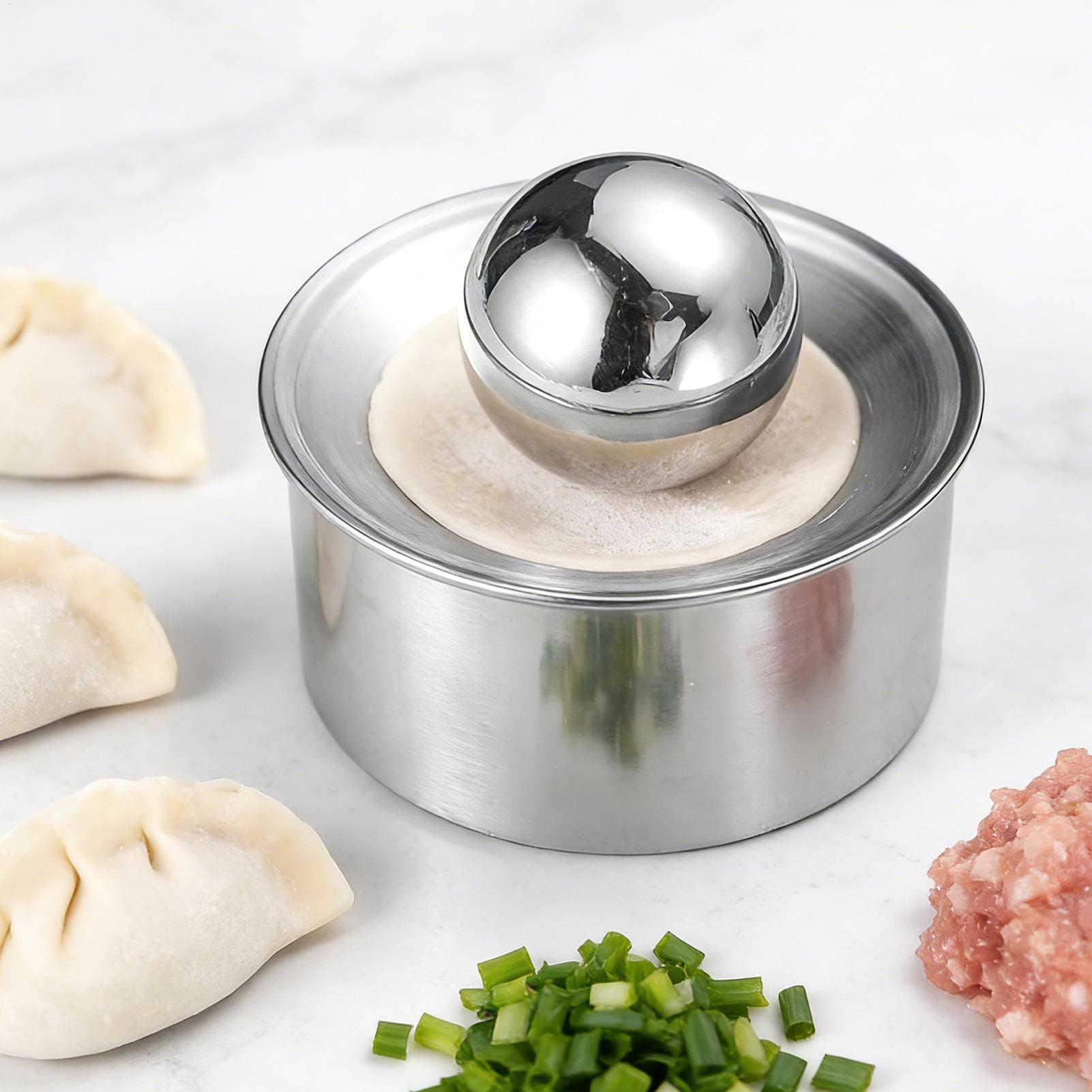 Kitchen Job - 手動餃子皮プレス機生地シートメーカーツール自家製餃子ラビオリエンパナーダパイパスタキッチンベーキング用