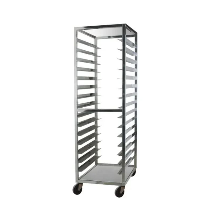 Kitchen Baking Trolley - ベーカリー用ステンレス製15段15パン用キッチンパン焼きトレイラックトロリーベーカリー冷却パンカート（車輪付き）