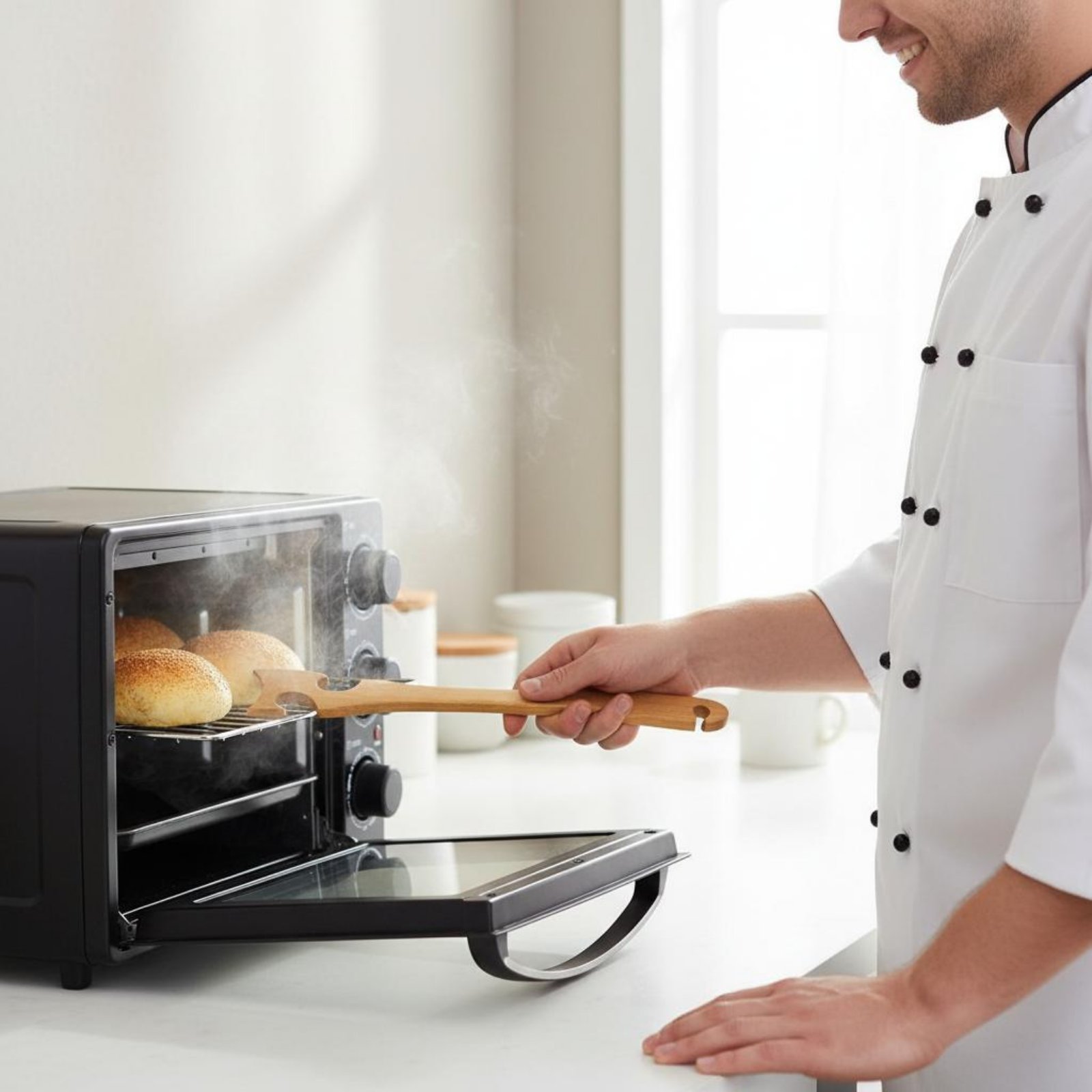 Kitchen Baking Rack - オーブンラックプッシュプルツール火傷防止ベーキングアクセサリーキッチン用品家庭料理人向けロングハンドル