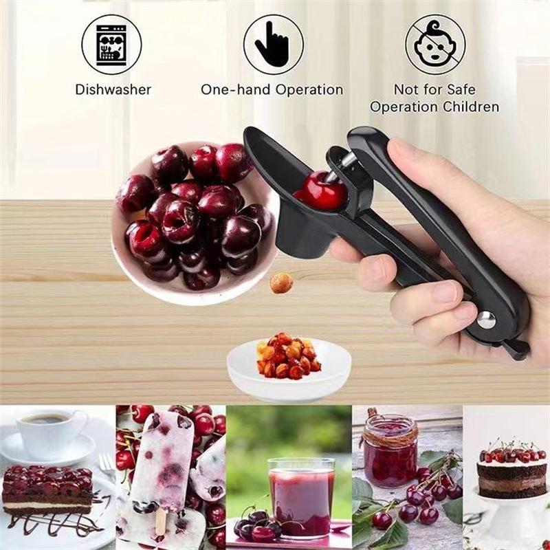 Kitchen Accessories For Baking - 【S】キッチン用品 チェリーコア種子除去器 チェリーピッター 食品グレード素材 片手操作 ベーキング