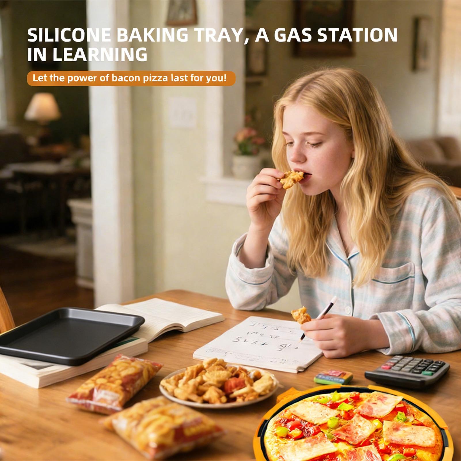 Kitchen Baking Oven - 電子レンジグリルパン クイックヒートピザトレイ 電子レンジグリルチーズメーカー オーブン キッチン 家庭