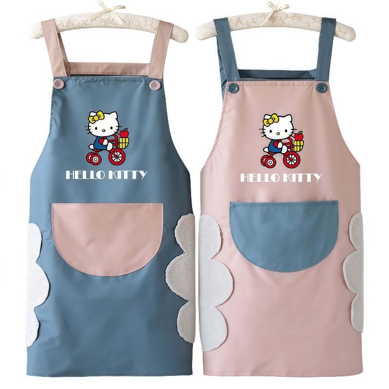 Kitchen Job - 新しい防水耐油 PVC エプロンキッチン調理用、かわいいノースリーブ作業よだれかけ女性男性用、ユニセックスホーム、送料無料