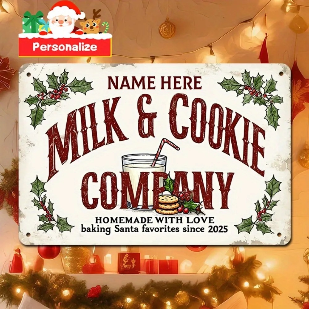 Kitchen Bakery - 1pc 2D フラットカスタム企業メタルサイン 8X12インチ (20X30Cm) クリスマスカフェベーカリーキッチン装飾壁飾り