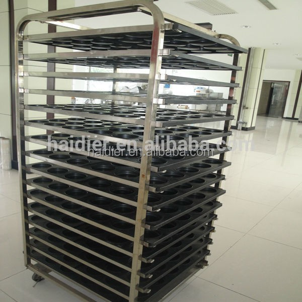 Kitchen Baking Trolley - ステンレス製レストランホテルパン屋厨房ラックカートカスタムサイズベーキングオーブントレイカート（400 * 600mmパン用）