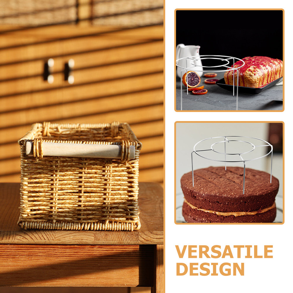 Kitchen Baking Rack - 冷却ラック ステンレススチールメッシュデザイン ベーキング冷却ラックスタンド ケーキ、パン、クッキー整理用 キッチンベーキングアクセサリー