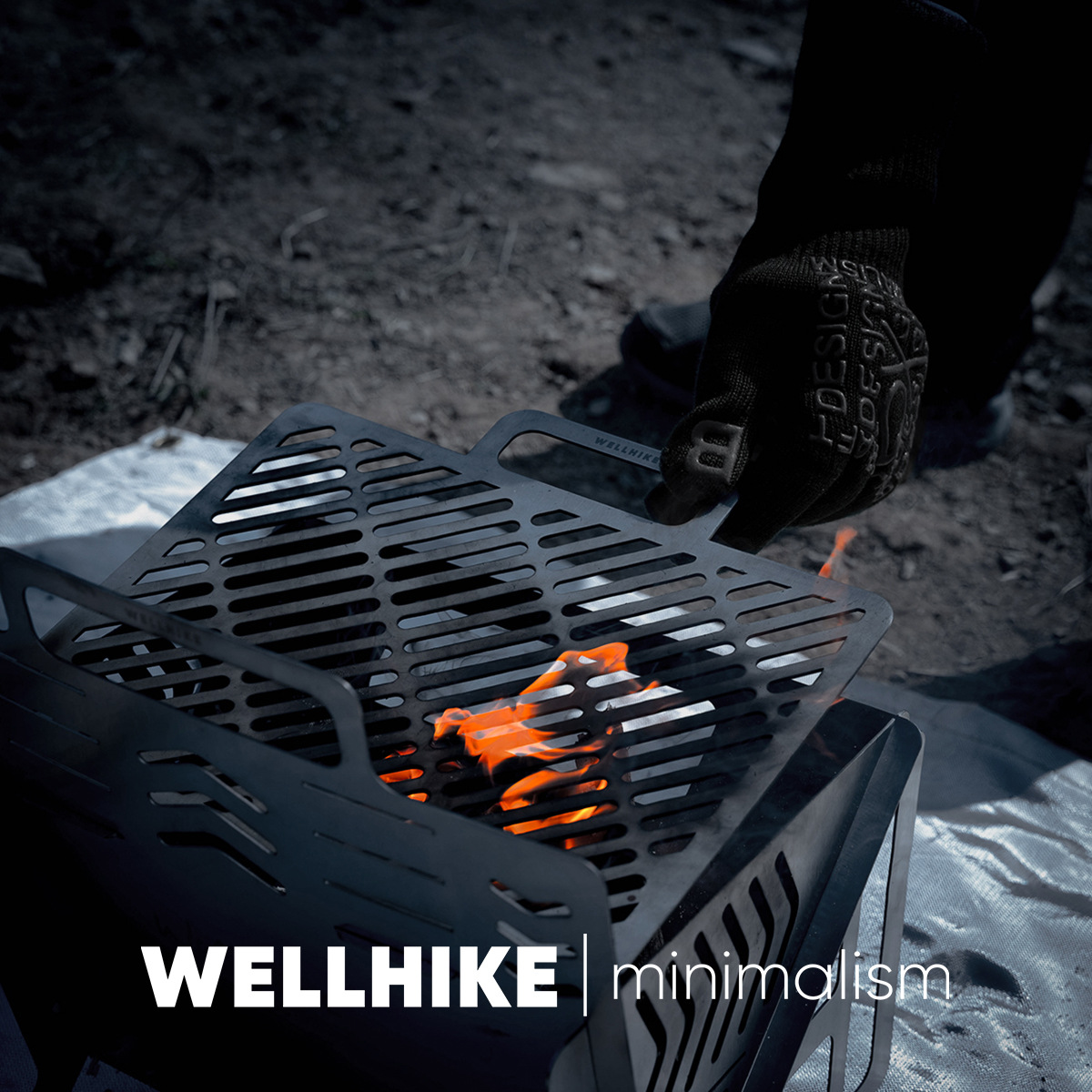 Kitchen Baking Oven - 耐熱性と難燃性を備えたキャンプ用手袋、グリル、ベーキング、バーベキュー用シリコンニットオーブンミット、キッチンBBQ用手袋
