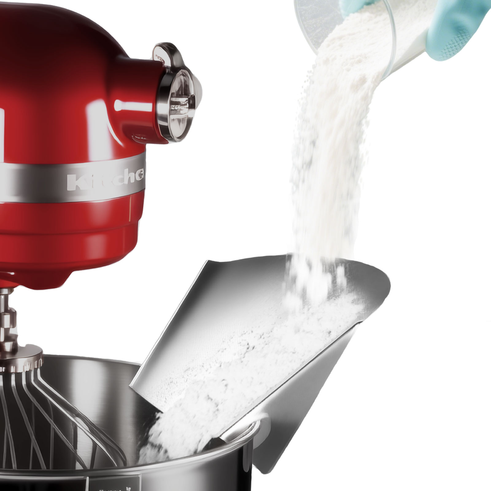 Stand Mixer Bowl - スタンドミキサー用ステンレススチール製ティッピングガード1個-ステンレススチール製ミキサーボウルはKITCHENAIDチルトヘッドスタンドミキサーと互換性があります