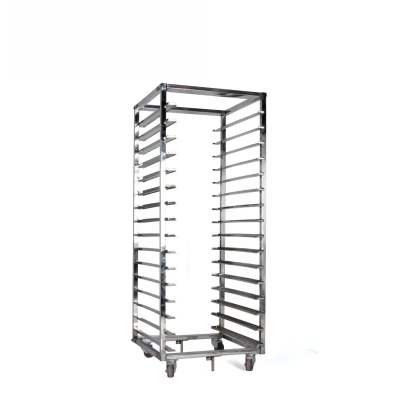 Kitchen Baking Trolley - 中国製ステンレス製パン台車、パンオーブントロリーカートラック、収納キッチンカート、金属製冷却トレイラック、ベイクキッチンカート