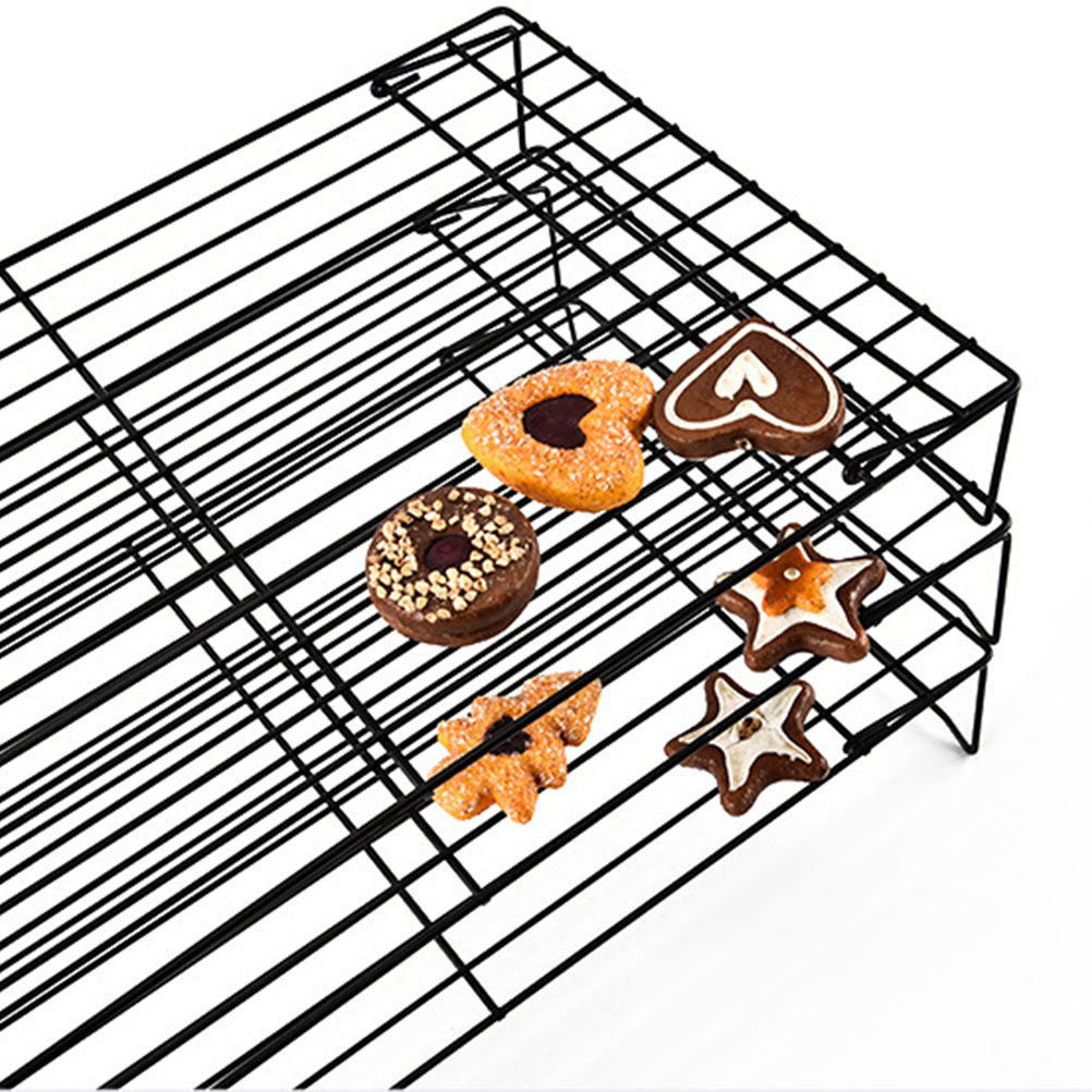 Kitchen Baking Oven - 3段冷却ラック、焼き菓子、ベーキングオーブン、調理用、積み重ね可能、キッチンケーキ用