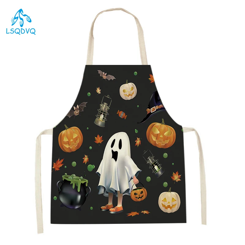 カボチャ魔女柄ハロウィンキッチンエプロン女性男性家庭料理ベー - Kitchen Witch Baking のレビューと価格