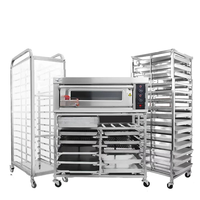 ステンレス製ベーキングトレイラックカート、多層トロリーケーキ - Kitchen Baking Trolley のレビューと価格