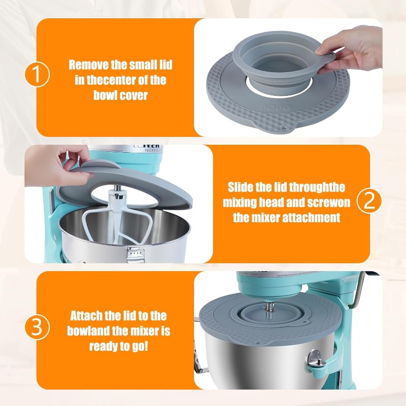 シリコン製ミキサーボウルカバー キッチンエイド4.5～5クォ - Stand Mixer Bowl のレビューと価格