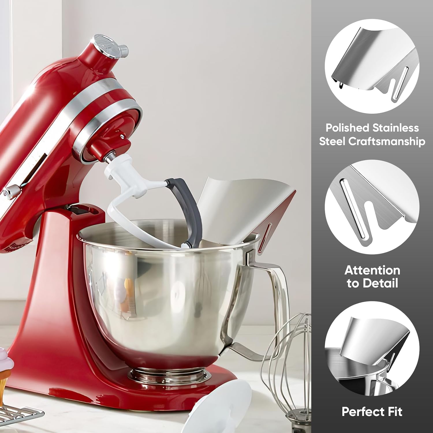 キッチンエイドスタンドミキサーステンレススチールボウル用ポア - Stand Mixer Bowl のレビューと価格
