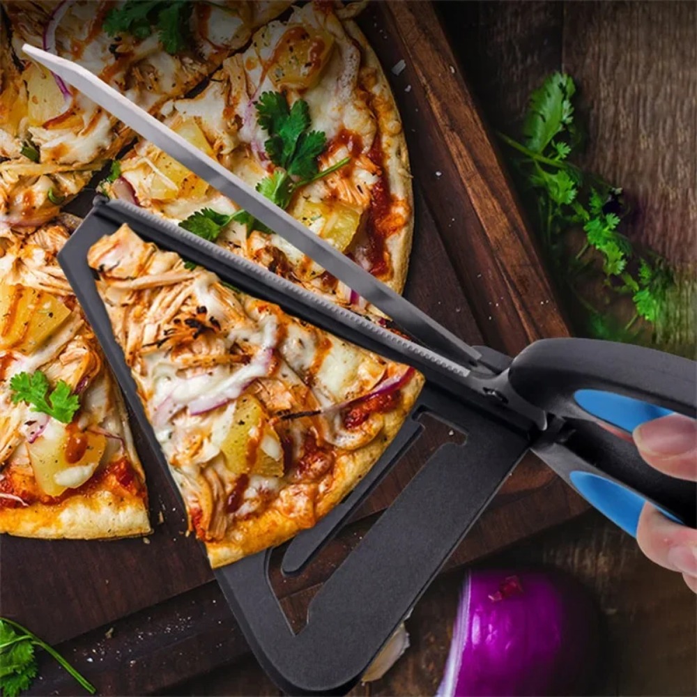 ピザはさみナイフピザ切断ツールステンレス鋼ピザカッタースライ - Kitchen Shears In Baking のレビューと価格