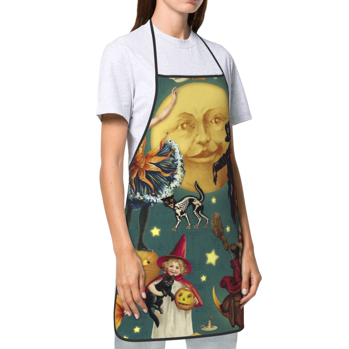 ヴィンテージハロウィンゴースト魔女スケルトン猫コラージュキッ - Kitchen Witch Baking のレビューと価格