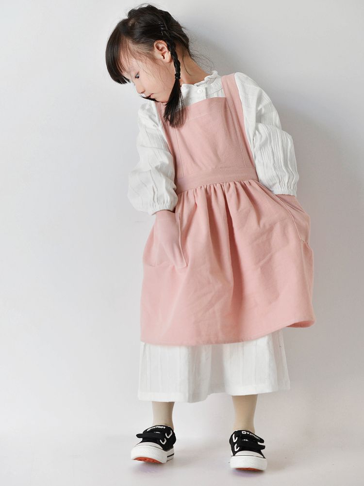子供綿エプロンドレス親子ベビー子供ベーキング DIY スカー - Baking Kitchen For Kids のレビューと価格