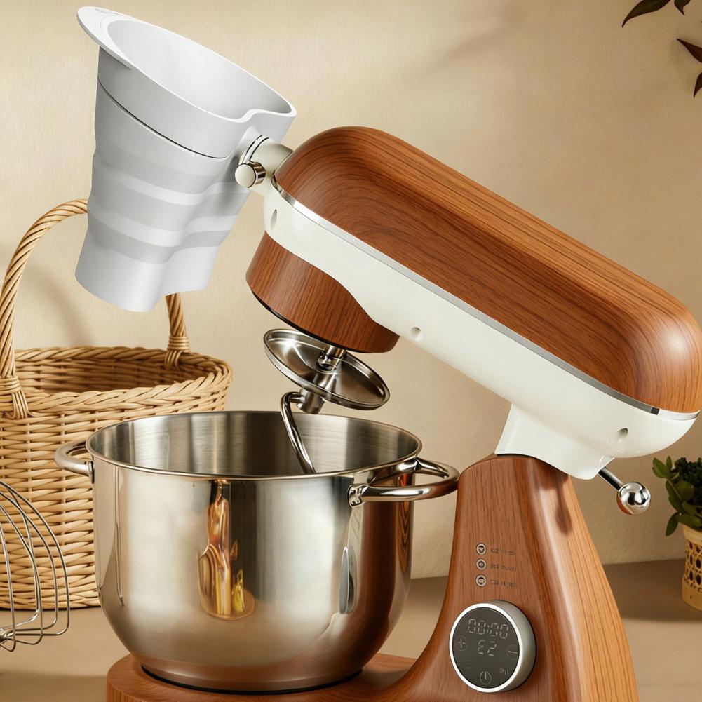 スタンドミキサー用ファンネル、シリコン製ミキシングボウルアタ - Stand Mixer Bowl のレビューと価格