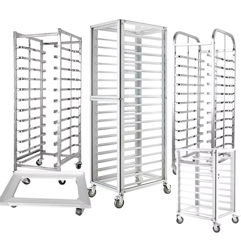 業務用アルミ製ベーキングパントロリー、多層トレイラック、ホテ - Kitchen Baking Trolley のレビューと価格
