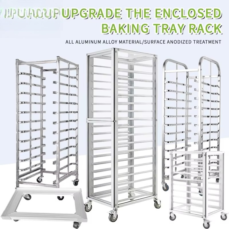 業務用アルミ製ベーキングパントロリー、多層トレイラック、ホテ - Kitchen Baking Trolley のレビューと価格