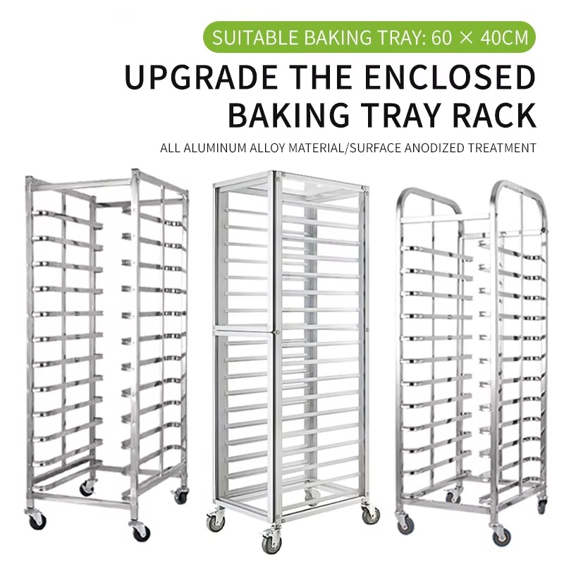 業務用アルミ製ベーキングパントロリー、多層トレイラック、ホテ - Kitchen Baking Trolley のレビューと価格