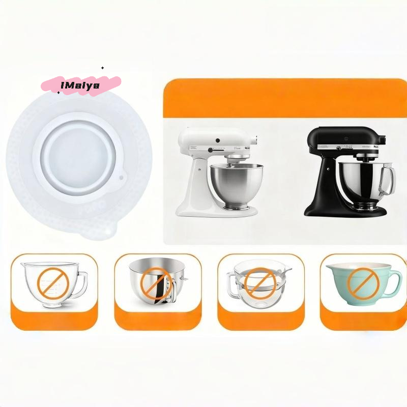 1個のシリコン製ミキサーボウル蓋カバー、4.5～5クォートの - Stand Mixer Bowl のレビューと価格