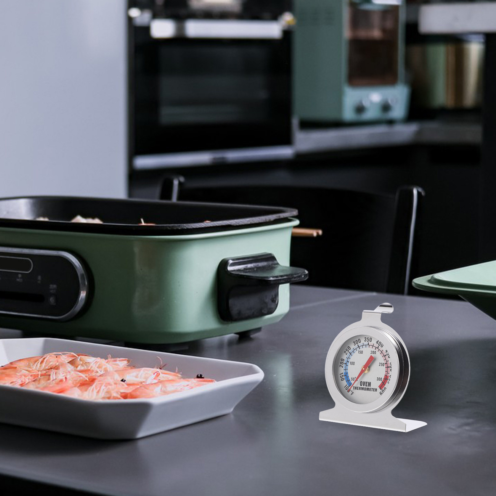 ステンレス製オーブン温度計 正確な温度計 インスタント読み取 - Kitchen Baking Oven のレビューと価格