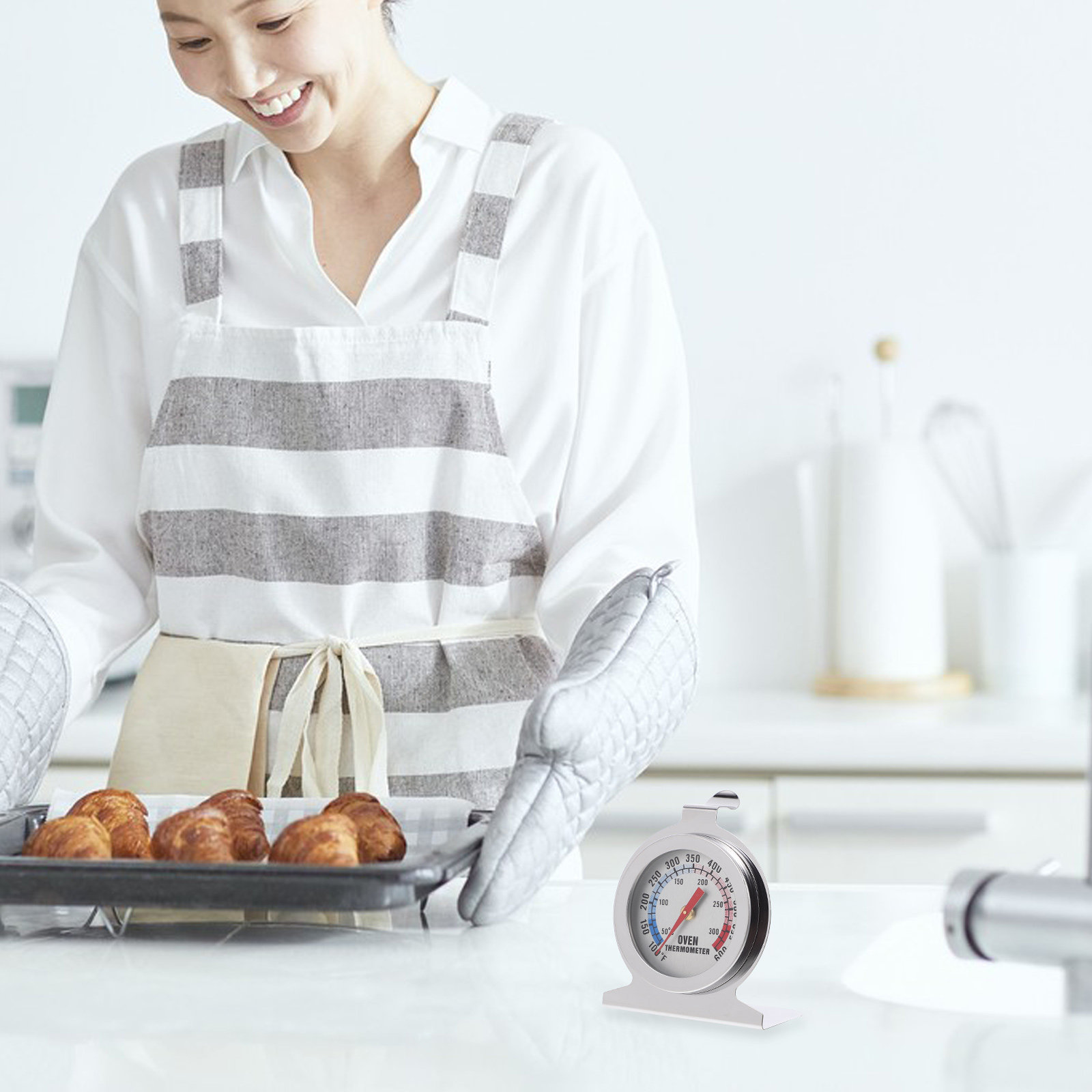 ステンレス製オーブン温度計 正確な温度計 インスタント読み取 - Kitchen Baking Oven のレビューと価格
