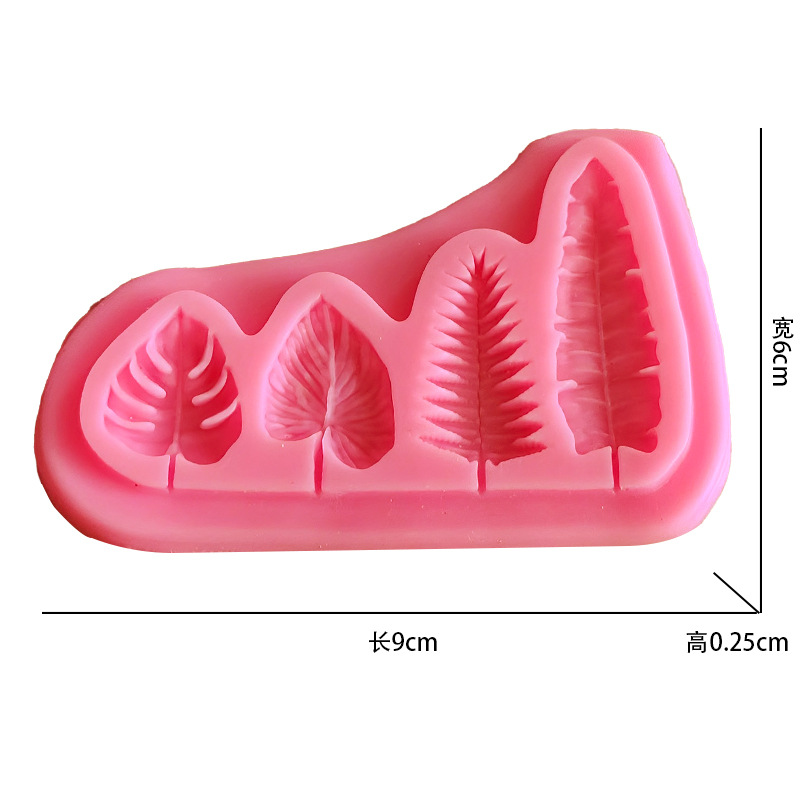 ヤシの葉と亀の葉シリコーン型フォンダンケーキ型チョコレート石 - Kitchen Baking Decor のレビューと価格