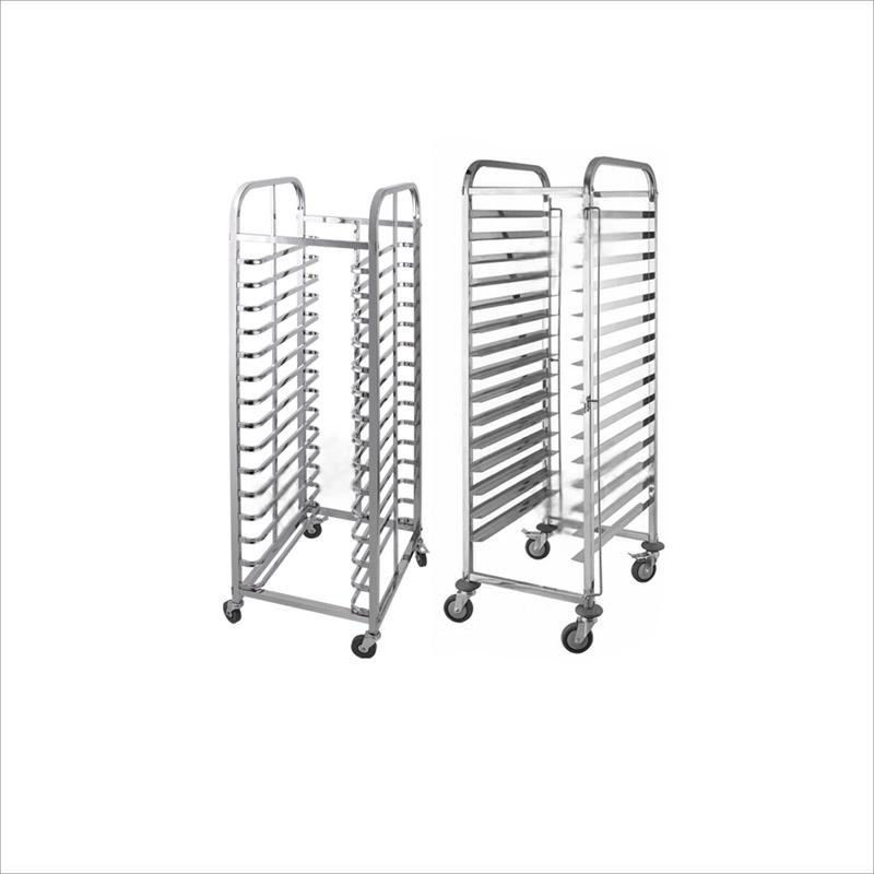 ステンレス製15段二重ライン/二重パンラック式トロリー業務用 - Kitchen Baking Trolley のレビューと価格