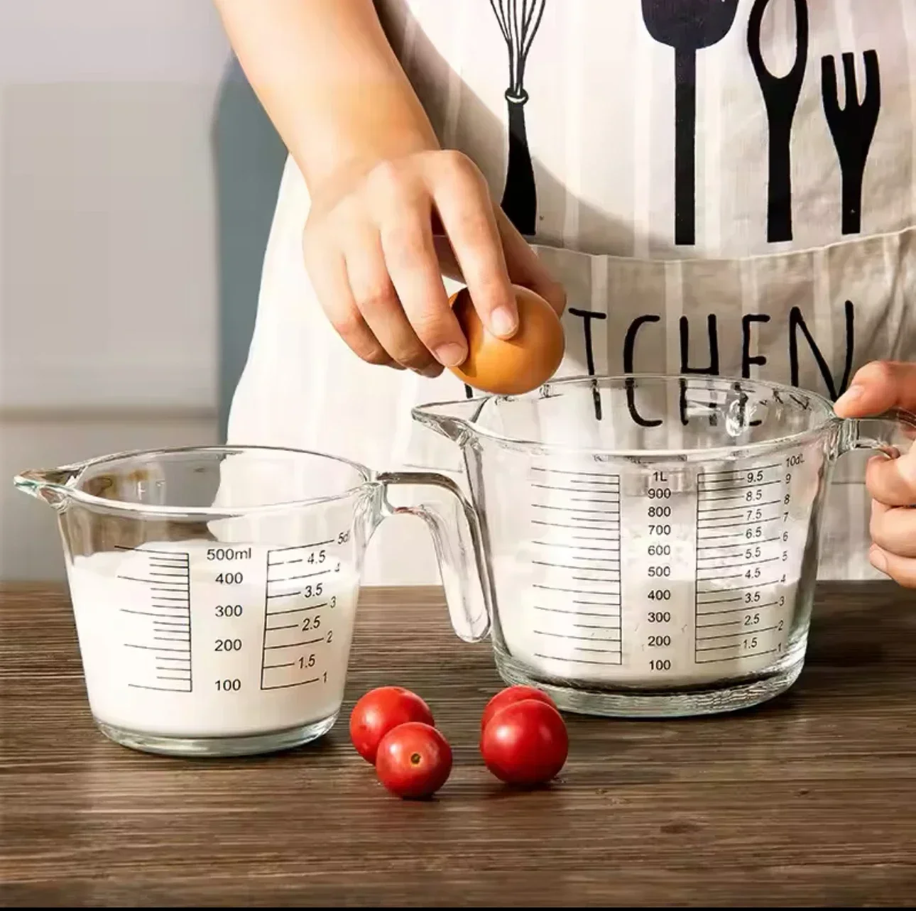 ベーキングと調理用のガラス計量カップ、2、4カップ、食器洗い - Kitchen Bakery のレビューと価格