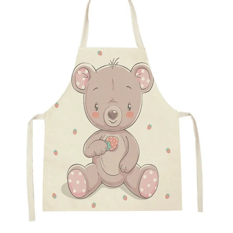 かわいい寝ている赤ちゃん雄牛ムーンスタープリントキッチンエプ - Baking Kitchen For Kids のレビューと価格
