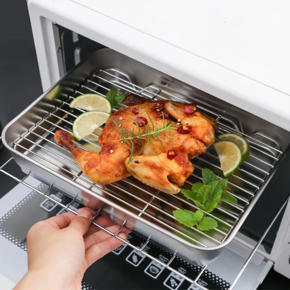 ポータブルノンスティックステンレス製ベーキングパン、冷却ラッ - Kitchen Baking Rack のレビューと価格