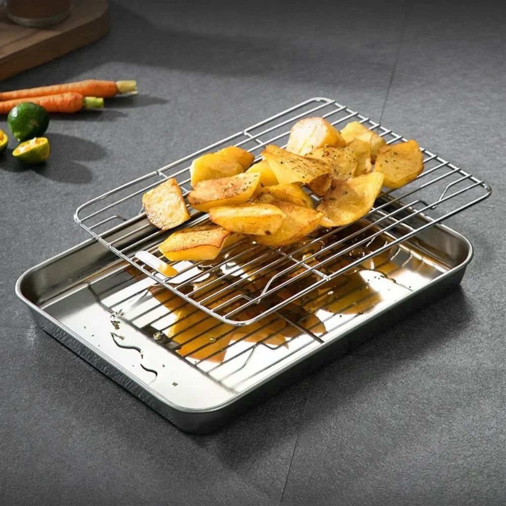 ポータブルノンスティックステンレス製ベーキングパン、冷却ラッ - Kitchen Baking Rack のレビューと価格