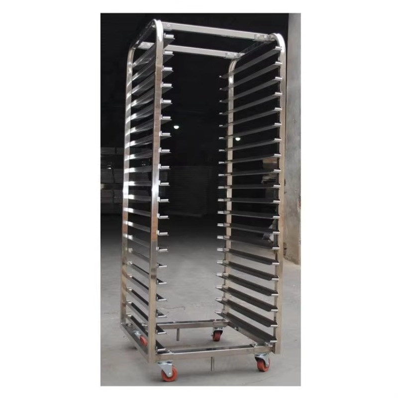 キッチン用品 20段 ステンレス製シートパンラック ベーキン - Kitchen Baking Trolley のレビューと価格