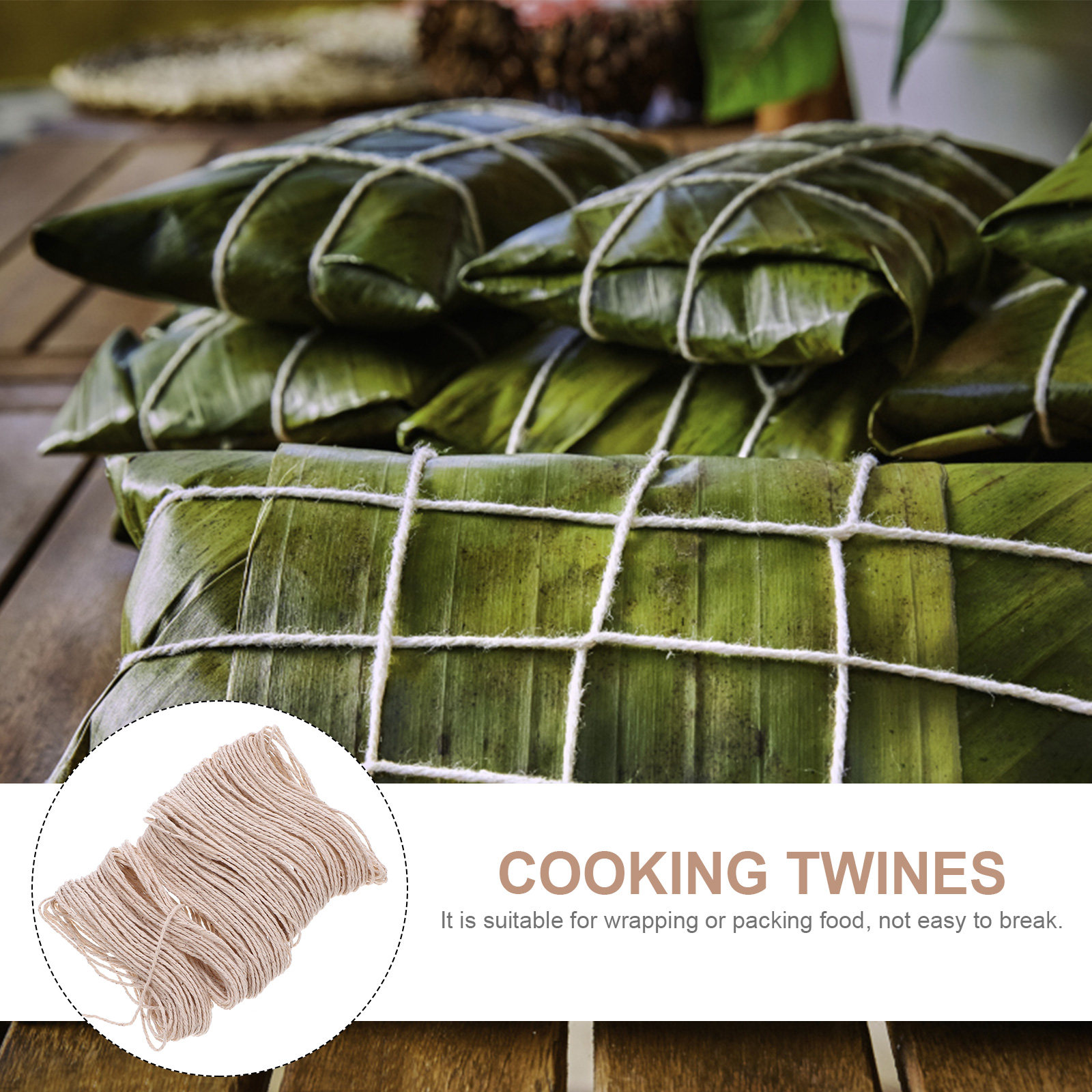 高強度綿製調理用ひも、肉のトラッシング、ソーセージ、ハム、豚 - Kitchen Baking Twine のレビューと価格
