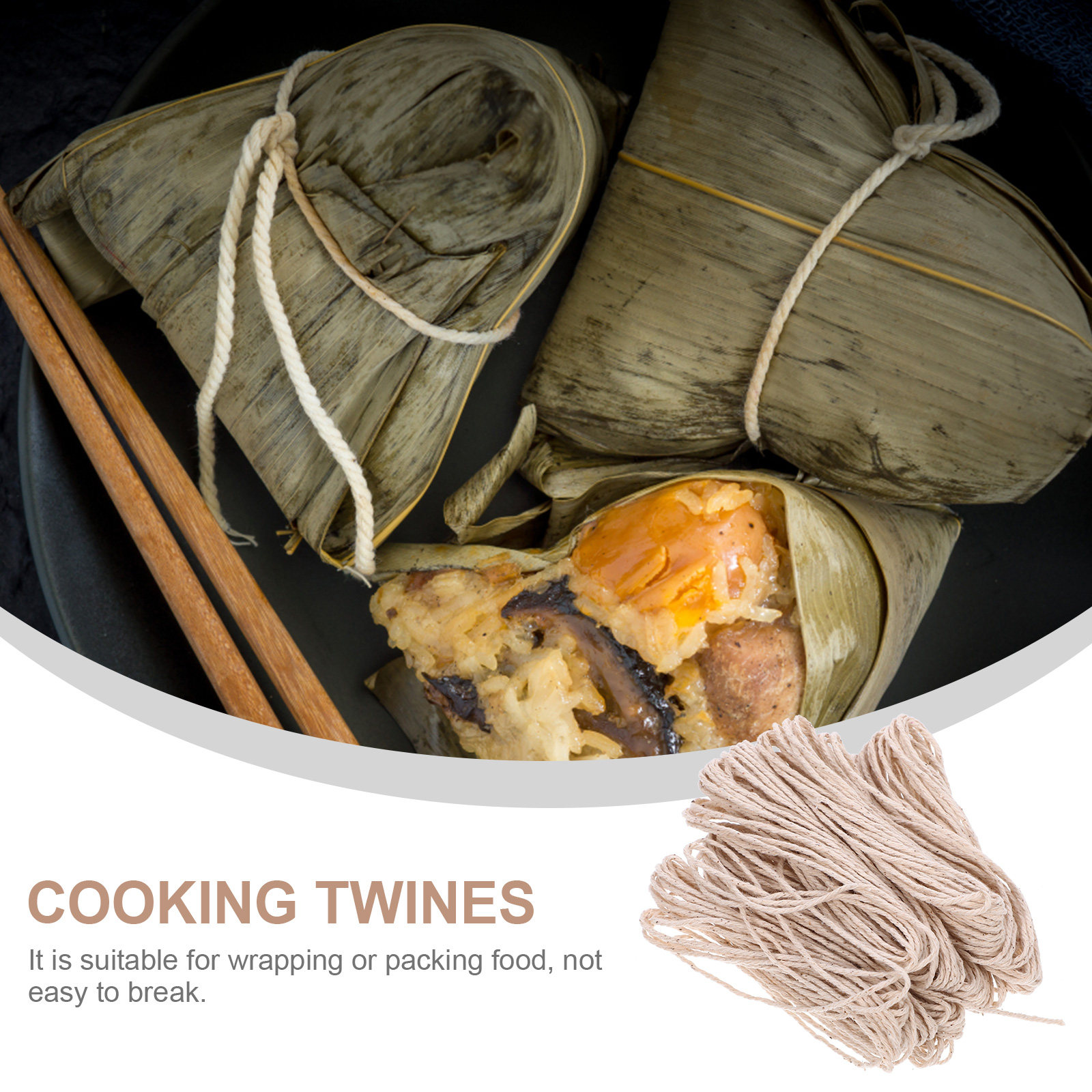 高強度綿製調理用ひも、肉のトラッシング、ソーセージ、ハム、豚 - Kitchen Baking Twine のレビューと価格