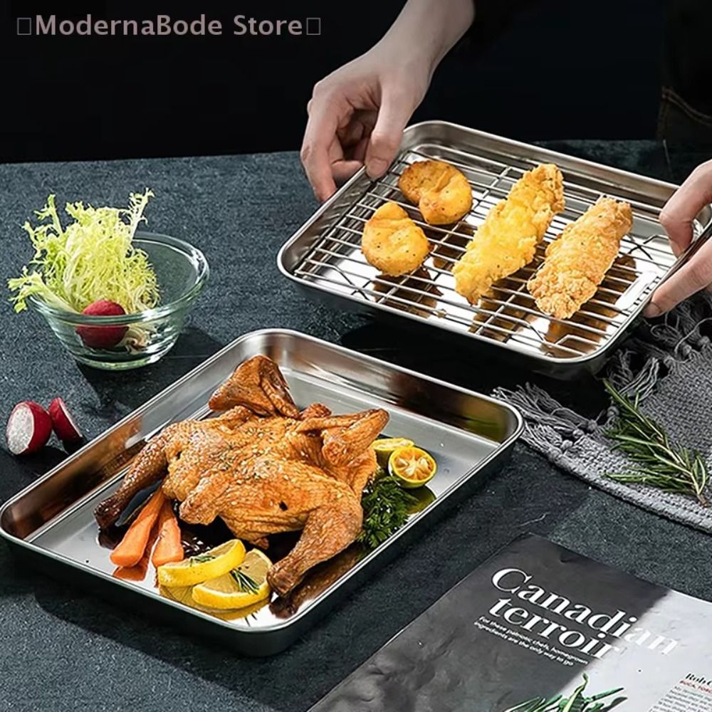 持ち運び可能なノンスティックステンレス製ベーキングパン、取り - Kitchen Baking Rack のレビューと価格