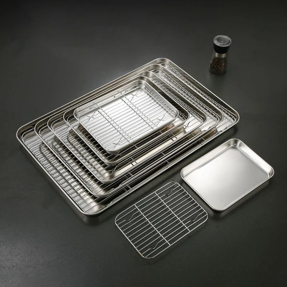 持ち運び可能なノンスティックステンレス製ベーキングパン、取り - Kitchen Baking Rack のレビューと価格