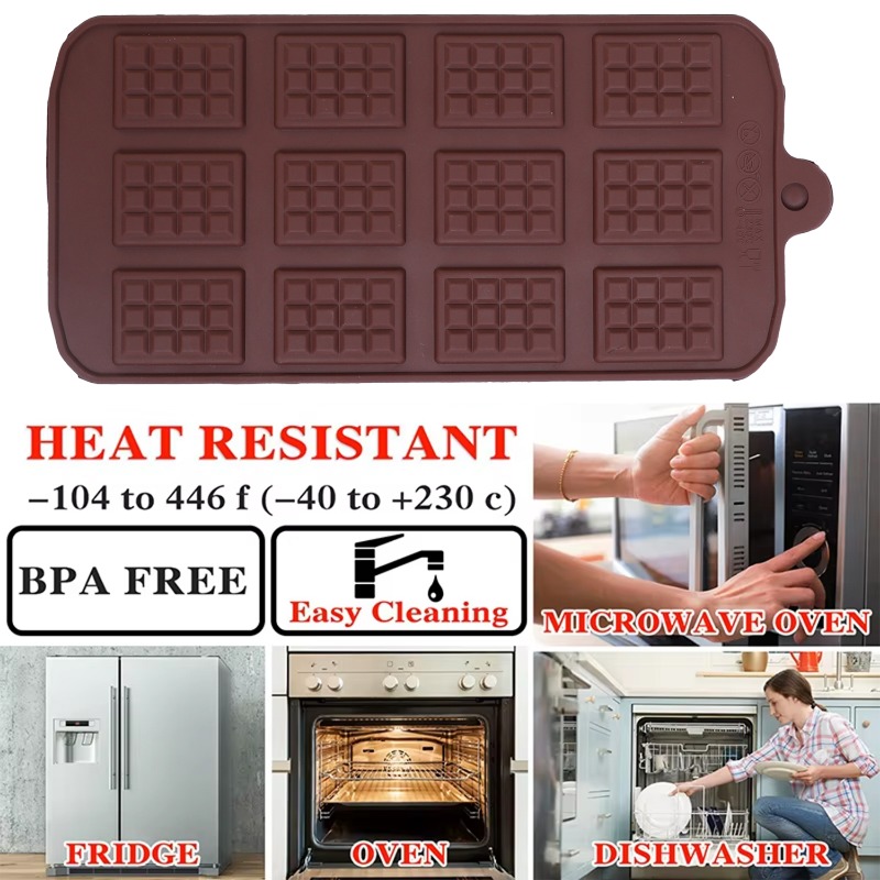 ベーキング用シリコンチョコレートモールド,フォンダンパティス - Kitchen Baking Decor のレビューと価格