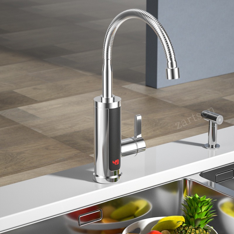キッチン蛇口電気タップキッチンタップ瞬間湯沸かし器加熱可能  - Kitchen Job のレビューと価格