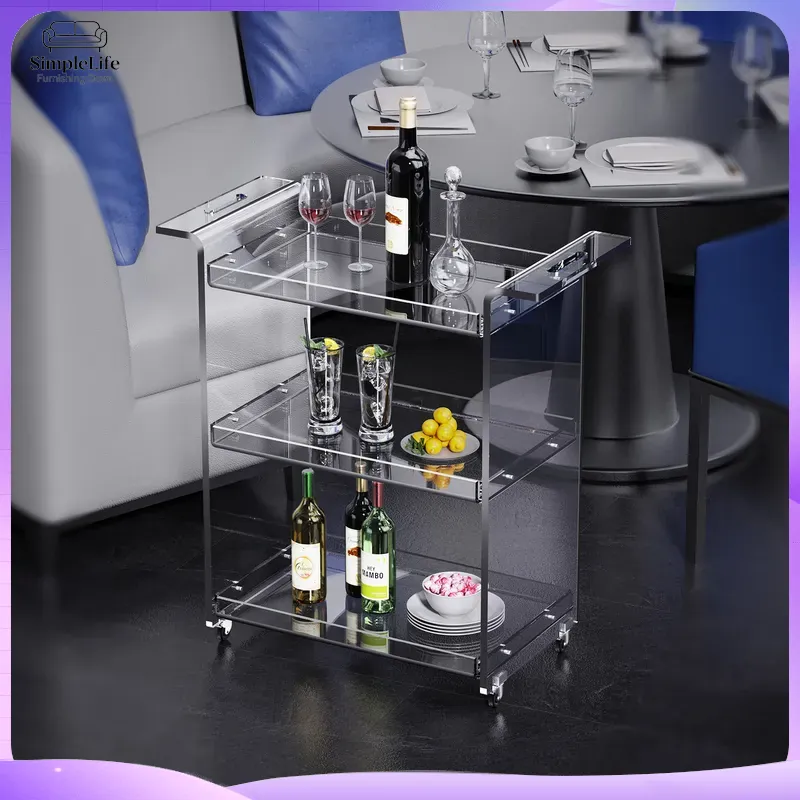 モダンな3段キッチンカート、収納棚付き、調理、ベーキング、ス - Kitchen Baking Trolley のレビューと価格