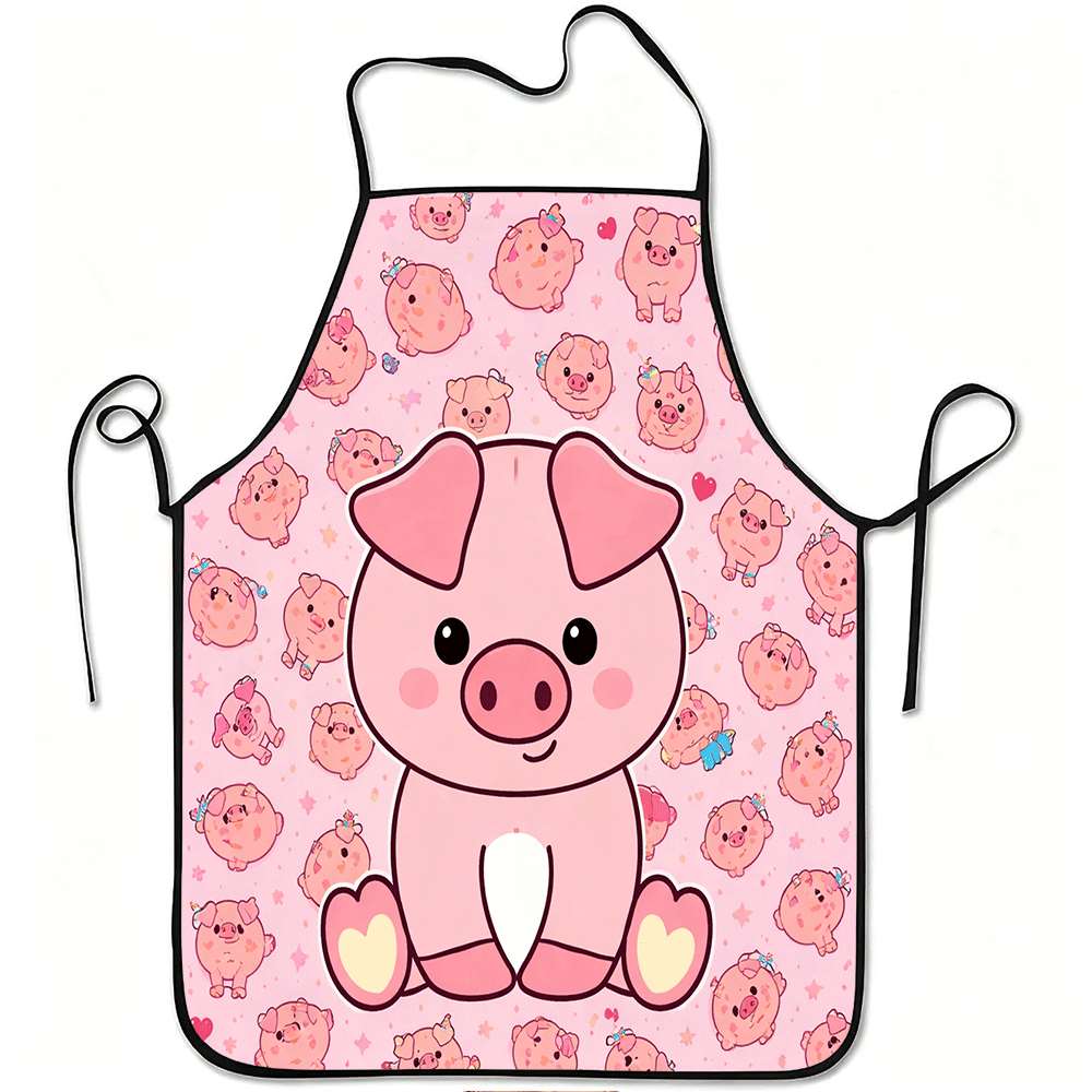 楽しい動物をテーマにしたエプロン1枚、キュートで甘いピンクの - Kitchen Baking Gift Ideas のレビューと価格