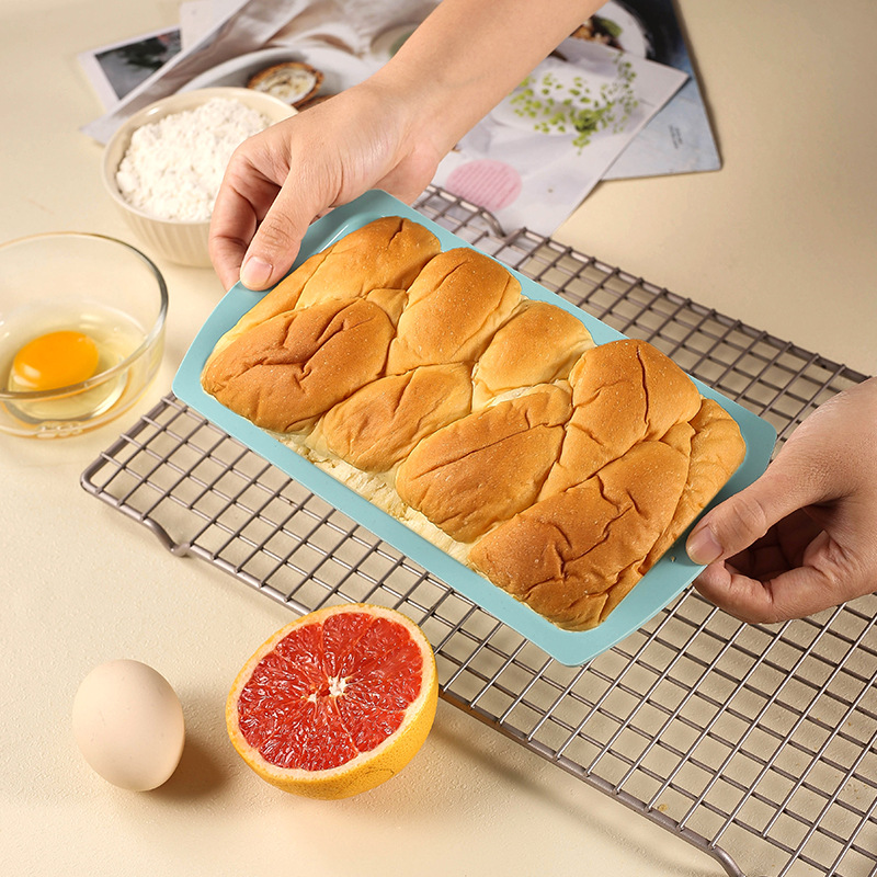 長方形のシリコンケーキモールド,耐熱性,持ち運びが簡単,キッ - Kitchen Bakery のレビューと価格