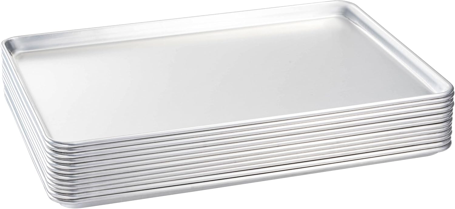 フルサイズ業務用アルミ製ベーキングシートパンセット、大型18 - Kitchen Baking Oven のレビューと価格