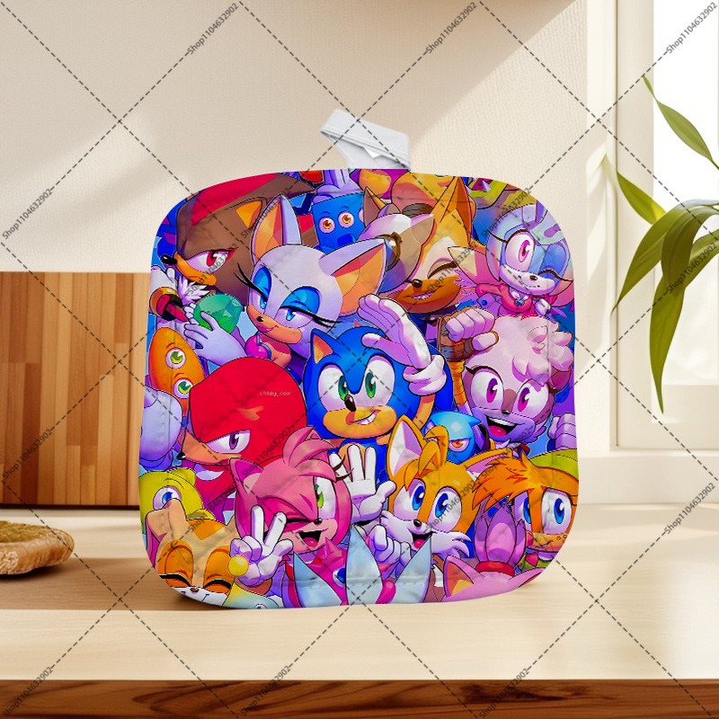 ソニックス漫画耐熱タオルポットホルダーコットンノンスリップマ - Kitchen Baking Table のレビューと価格