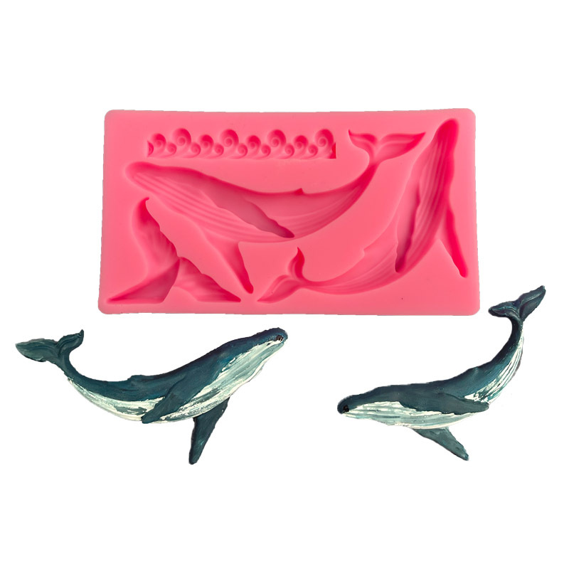 シリコンクジラ型,日曜大工,オーシャンシリーズ,フォンダン, - Kitchen Baking Decor のレビューと価格