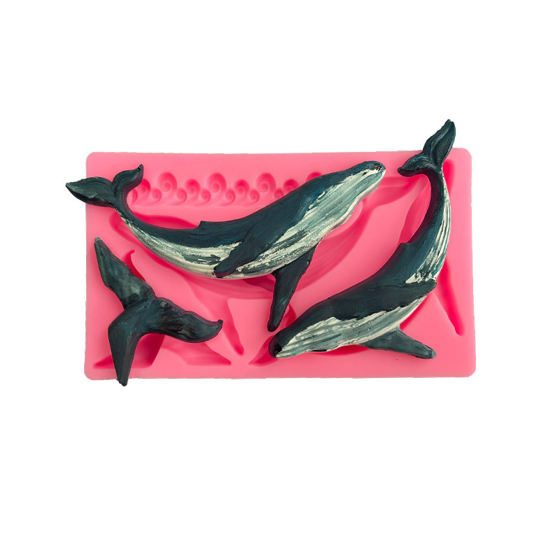 シリコンクジラ型,日曜大工,オーシャンシリーズ,フォンダン, - Kitchen Baking Decor のレビューと価格