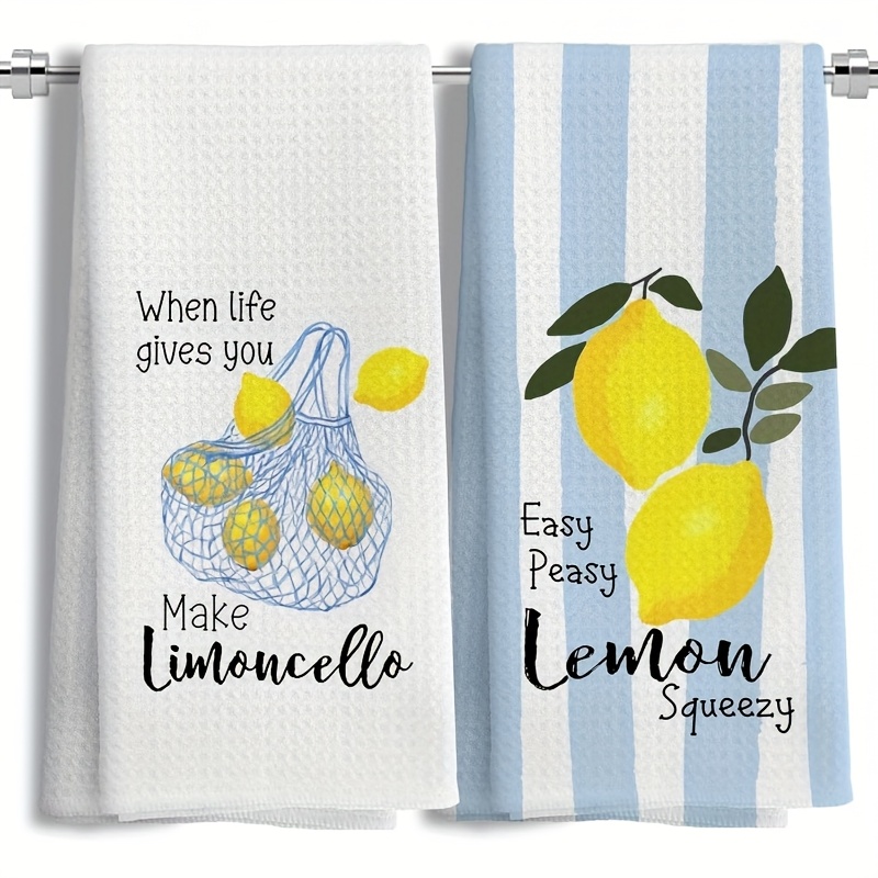 2枚セット、レモンメッシュキッチンタオル、40cm*60cm - Kitchen Baking Decor のレビューと価格